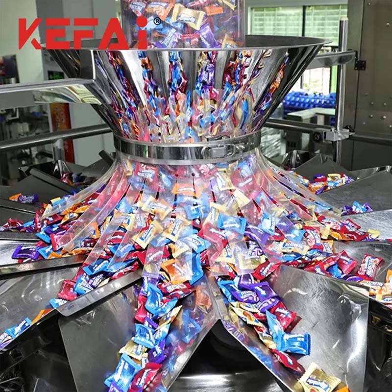 KEFAI Candy შესაფუთი მანქანა დეტალურად 1