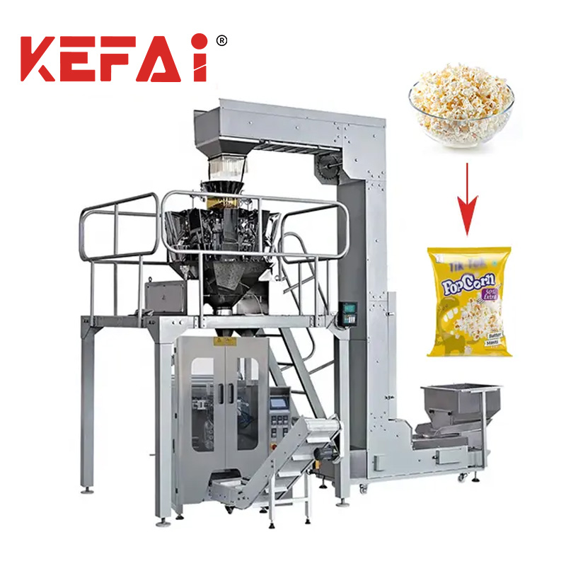 KEFAI Multi Head Weigher Popcorn შესაფუთი მანქანა